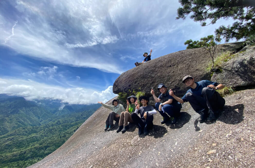 白谷雲水峡の太鼓岩から一望する奥岳のパノラマ絶景 白谷雲水峡の太鼓岩から一望する奥岳のパノラマ絶景